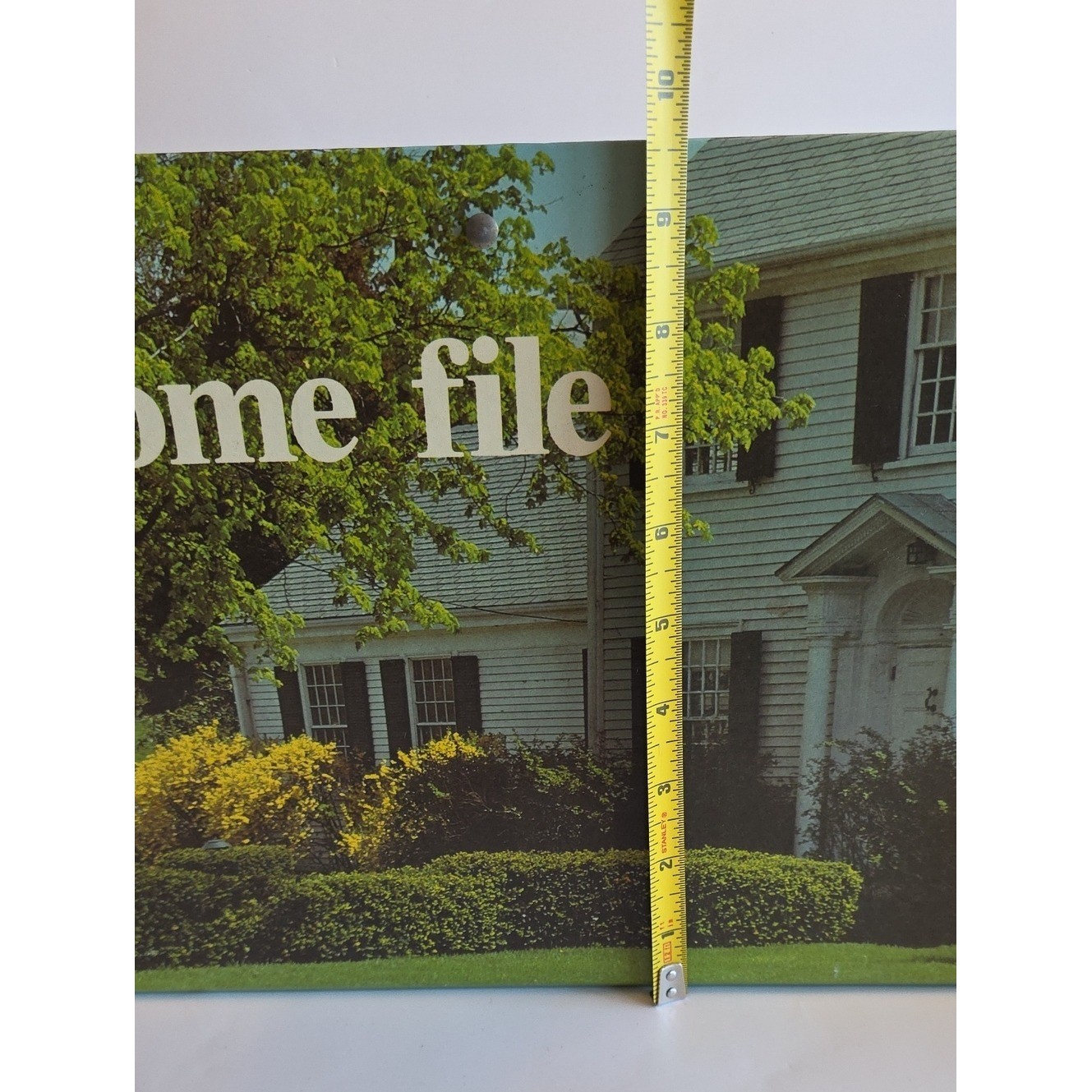 Vintage Countertop Home File Cardboard Paper Organizer Grannycore
