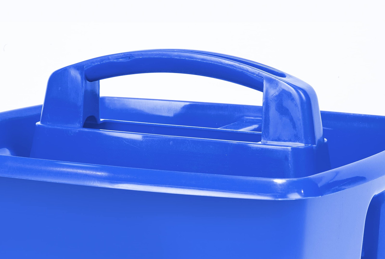 Storex 3-Compartment Small Classroom Organizer Handle Blue 5-Pack 00947E06C