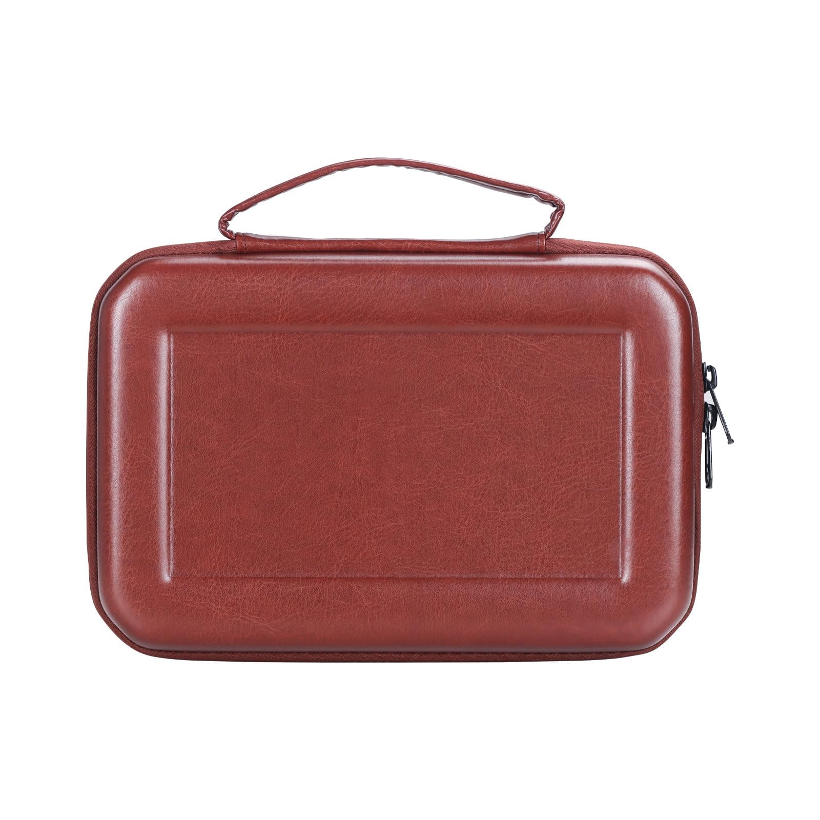 PU Leather 16 Slots pen case/boxes， Pencil Tray Case Organizer,Handmade Displ…
