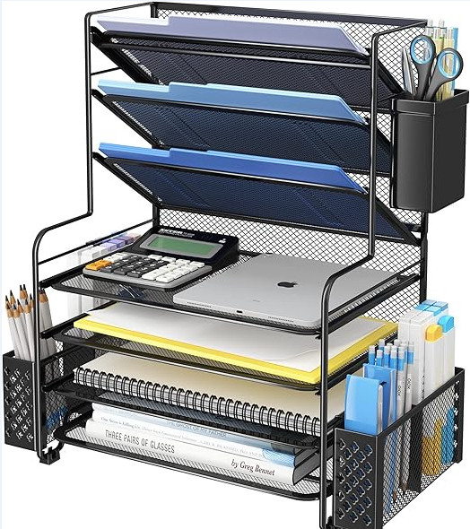 Simple Trending 7 Tier Desk File Organizer