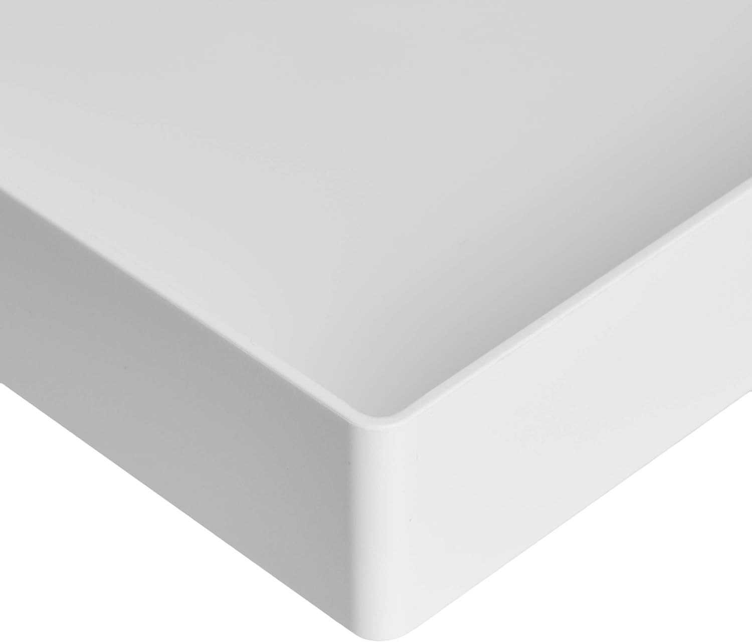 Rectangular Plastic Desk Organizer, Letter Size Tray for Documents, 13 X 9.7 X 2