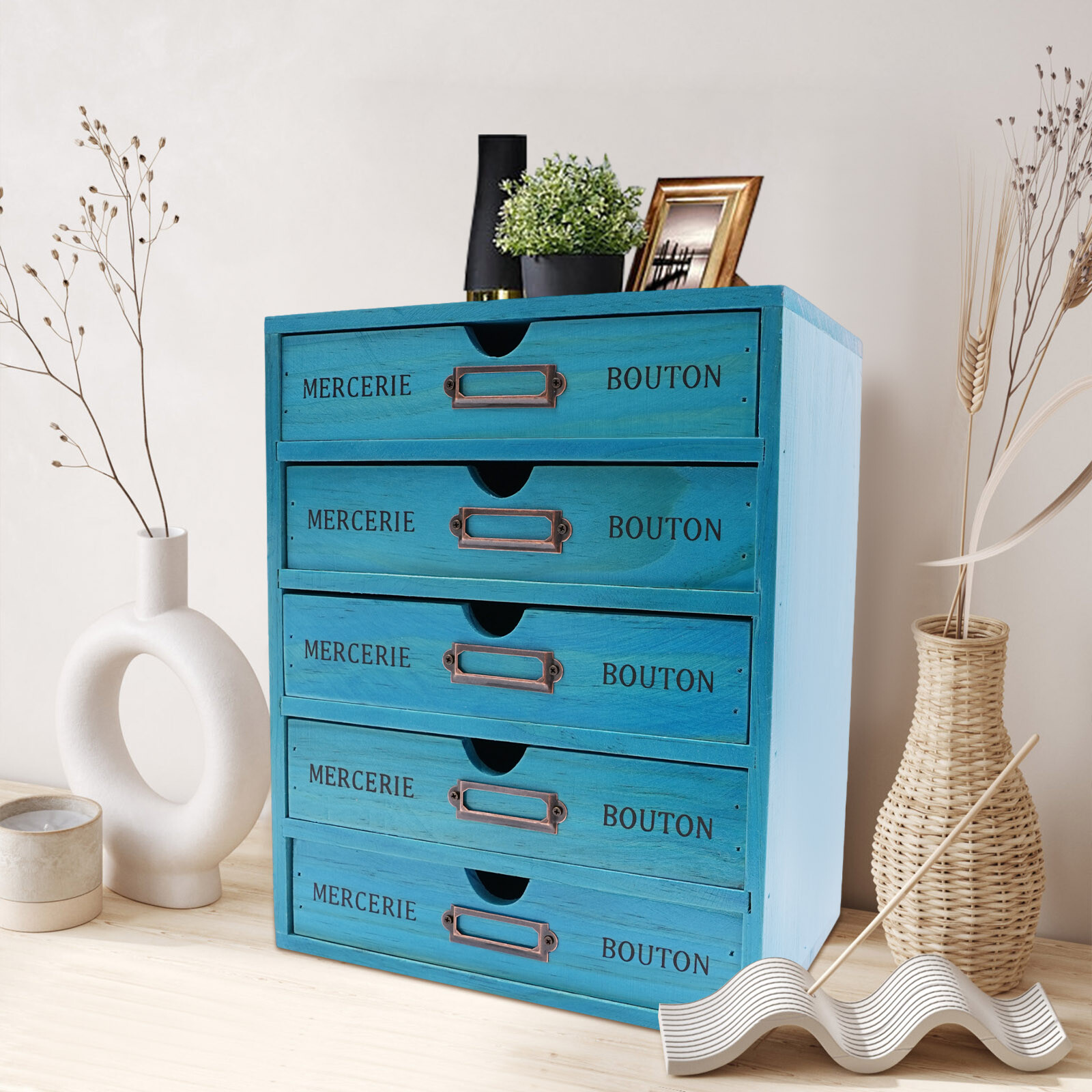 New 5-Tier Drawer Cabinet | Desktop Organizer Box | File Drawer Organizer SALE