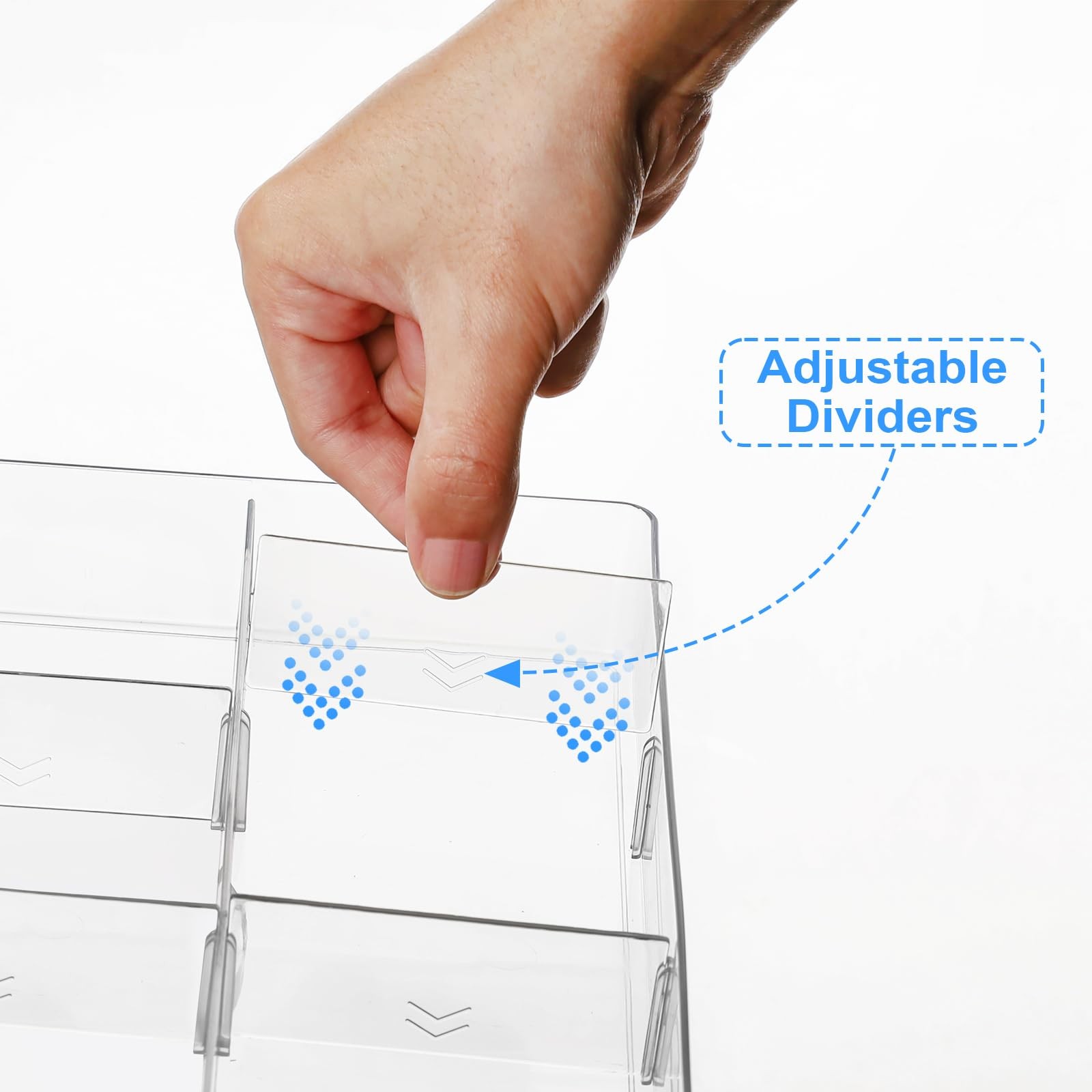 Acrylic Drawer Organizer, Expandable Drawer Organizer Trays, Desk Organizers …