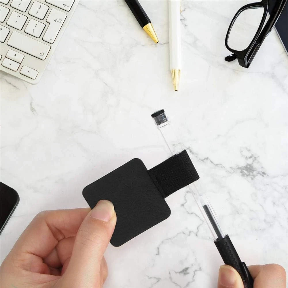 12 Pack Notebook Pen Loop Holder Self-Adhesive Pen Holder Pencil Holders Elastic