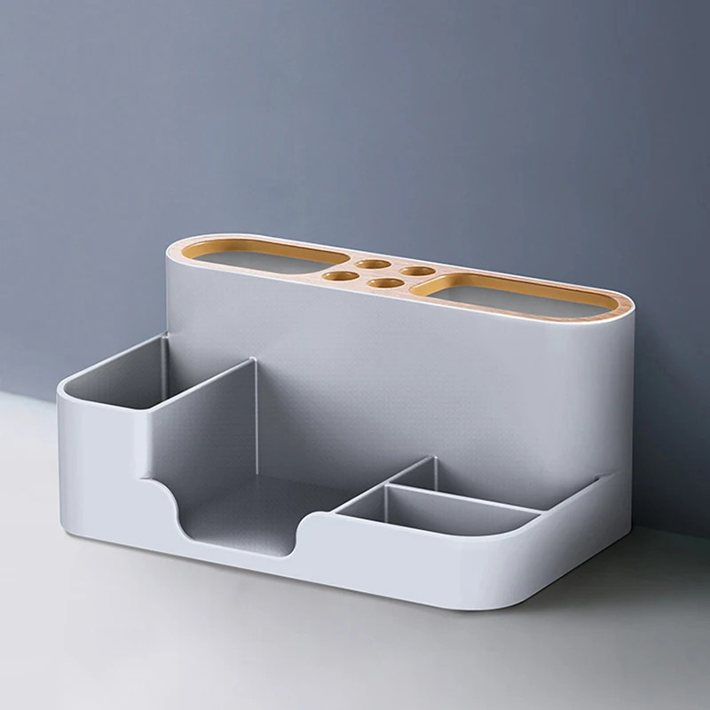 Multifunction Desktop Organizer Pen Holder Stationery Makeup Storage Caddy Box