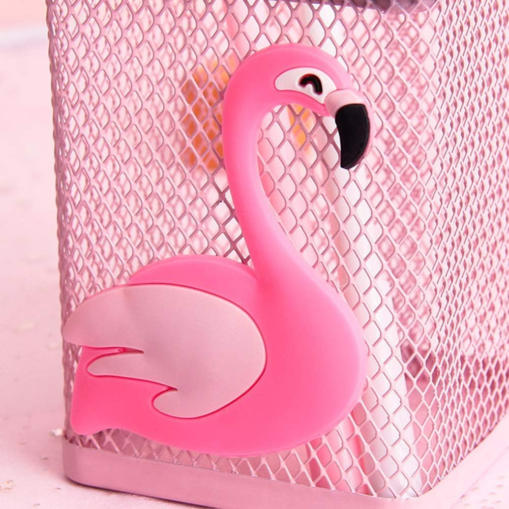 2 Pack Metal Cute Pen Pencil Holder Office Home Desk Square Pencil Cup Caddy Box