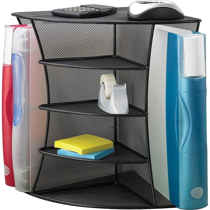 Lightweight Corner Desk Organizer Office Supplies Storage & File Management New