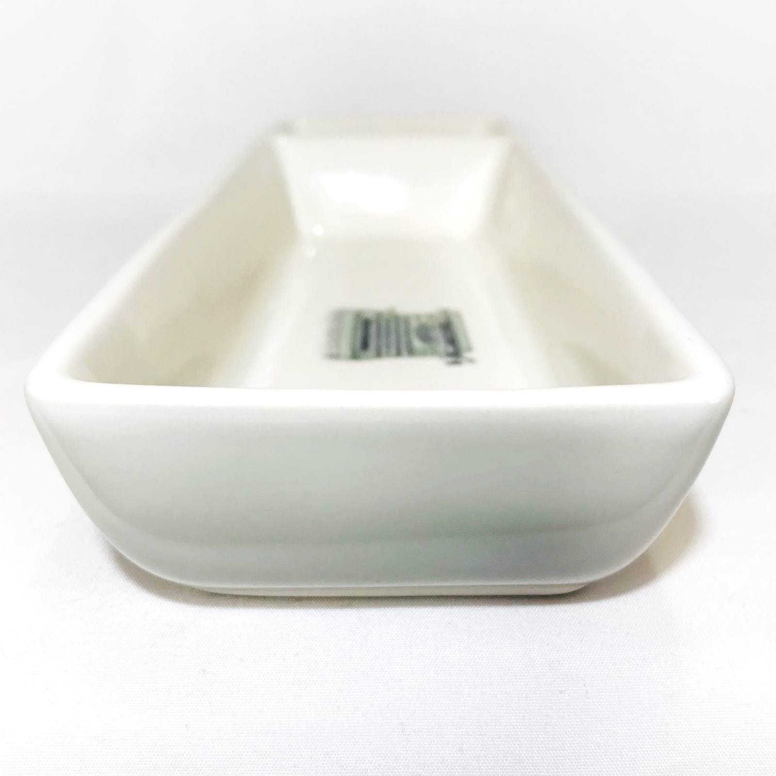 Rae Dunn WRITE Divided Tray Desk Office Organizer Trinket Dish 11″ x 3.5″