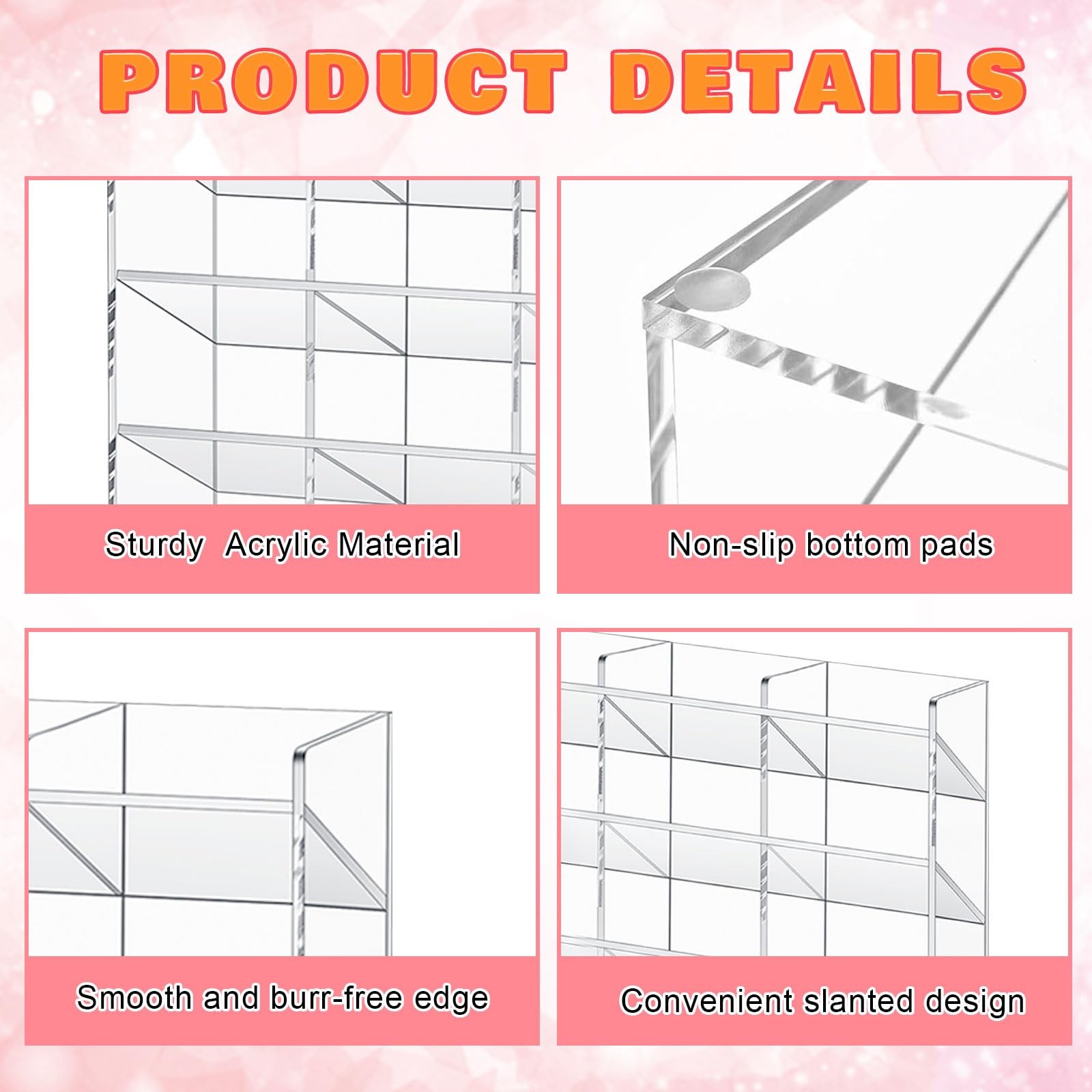 Acrylic Pen Organizer Storage for 420 Markers Vertical Marker Organizer Acryl…