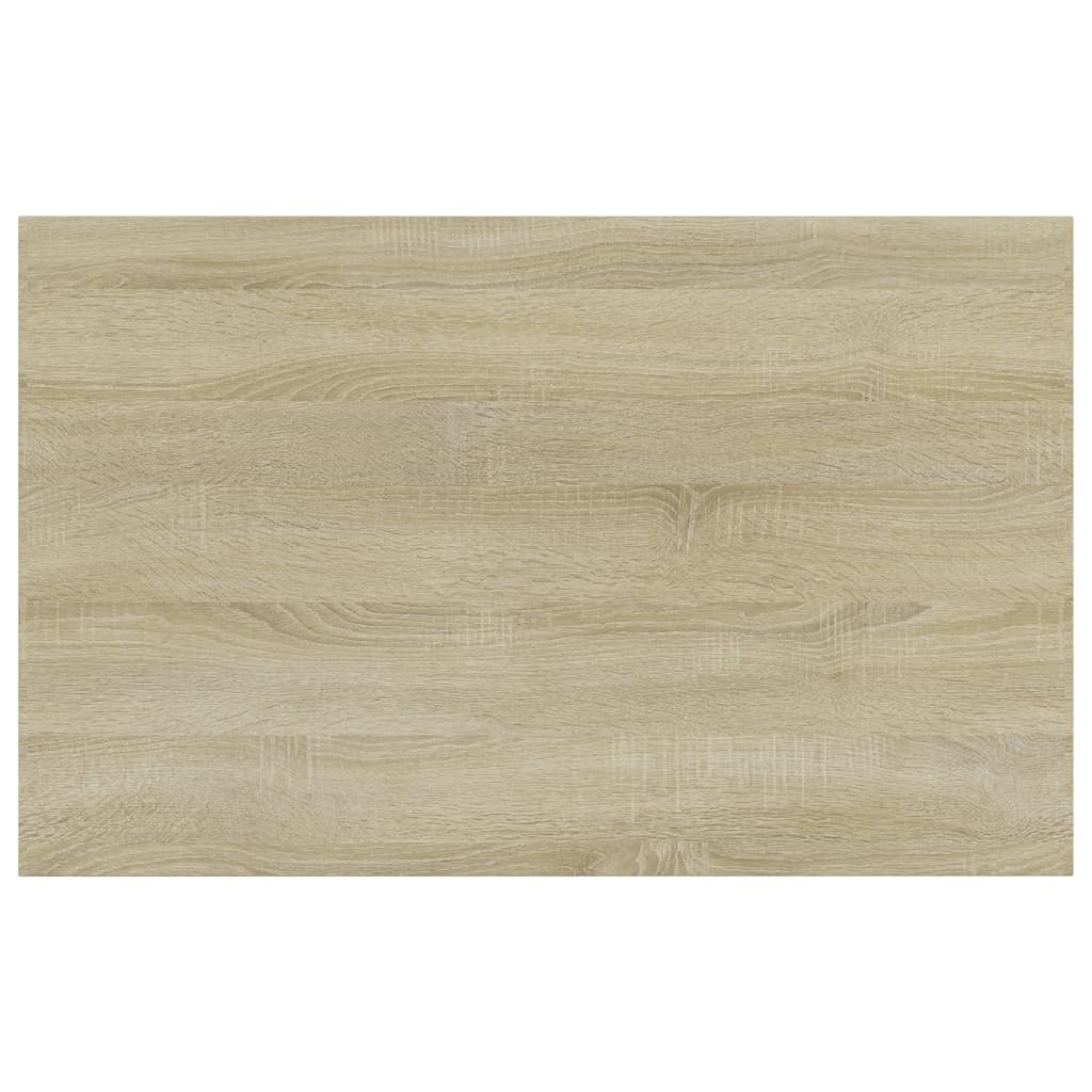 Engineered Wood Bookshelf Boards in Sonoma Oak, Set of 4 – Versatile, Easy-to…