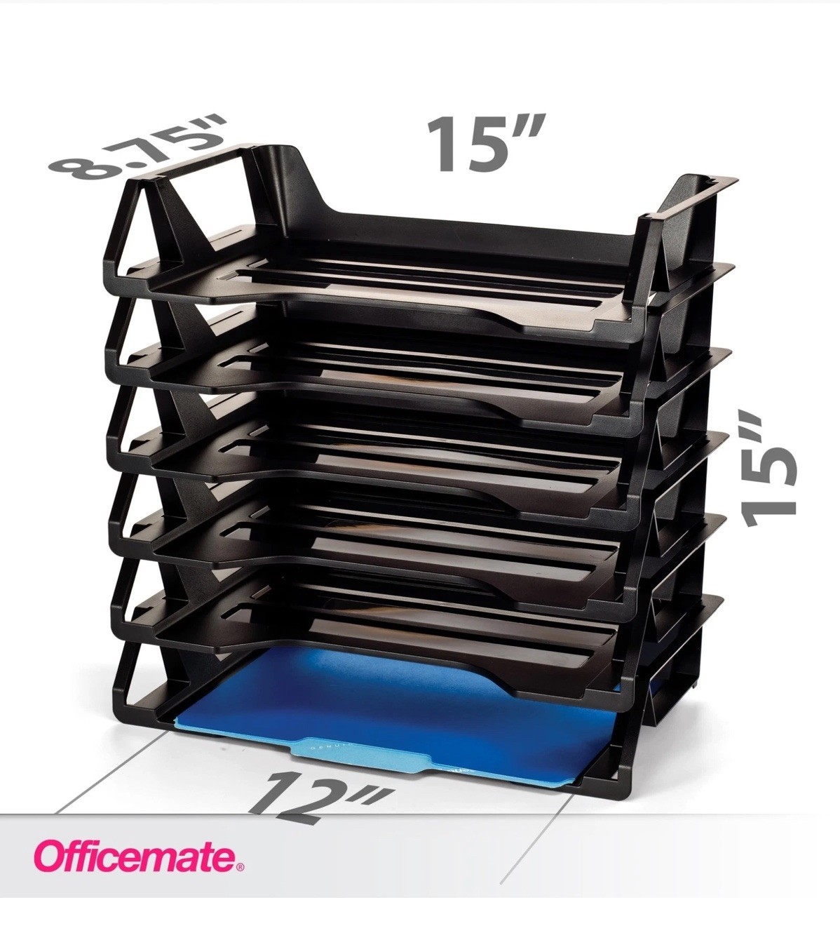 Officemate Stackable Letter Trays (6 Trays)