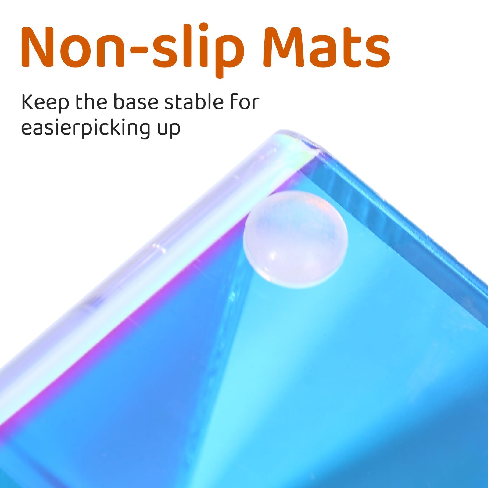 Iridescent Acrylic Desk Organizer with 3 1 Count (Pack of 1),