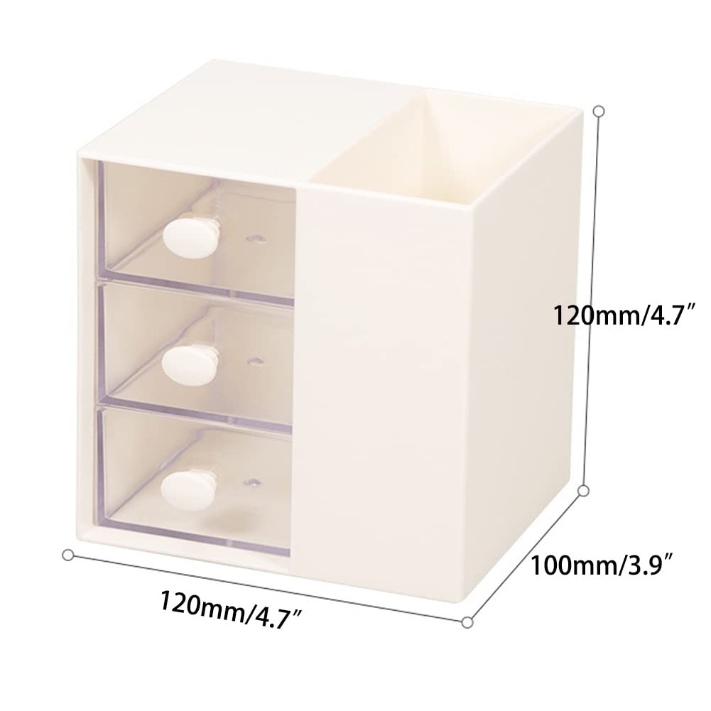 Multi-Functional Pen Holder, Organizer for desk, Desk White