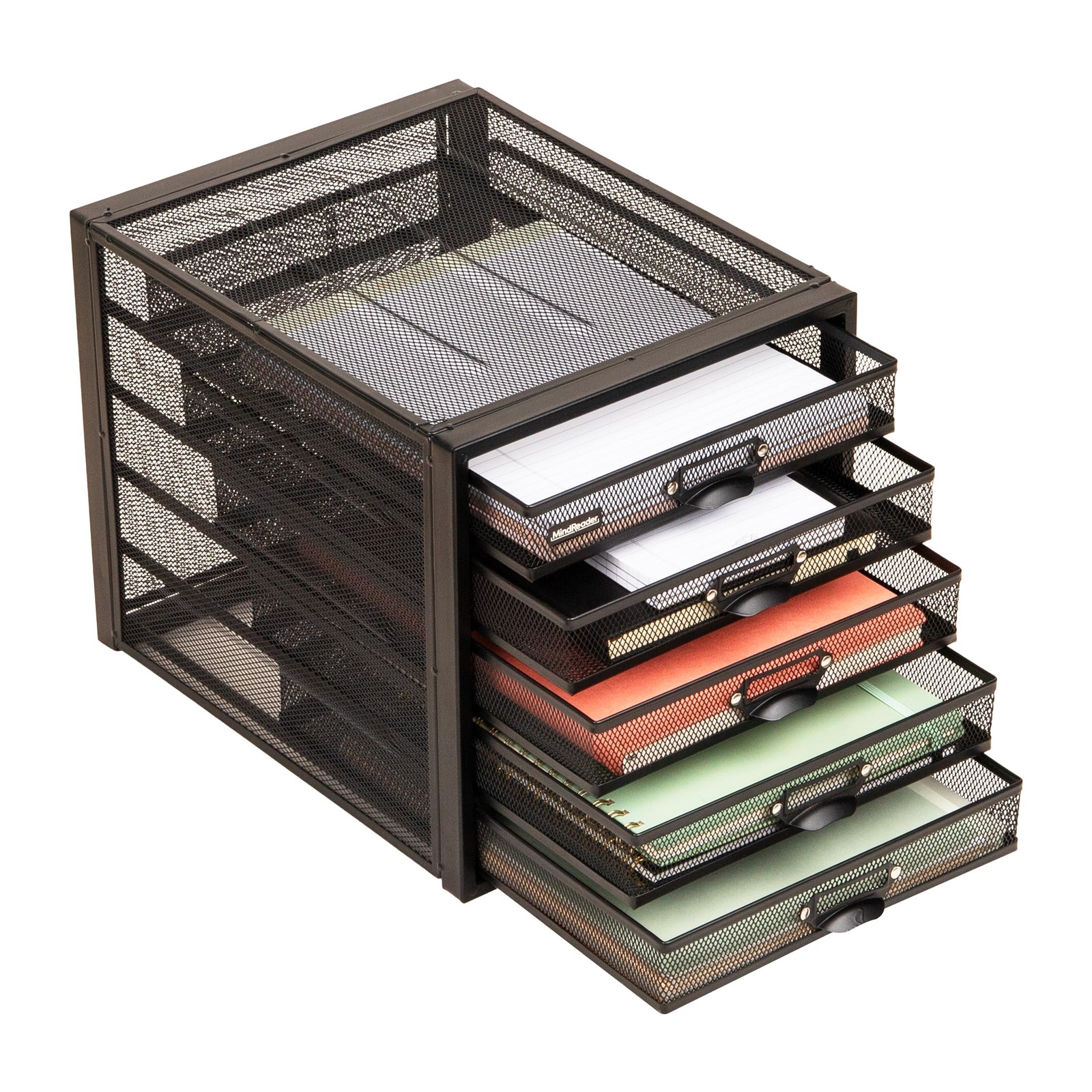Mind Reader File Storage Drawers, Desk Organizer, Multi-Purpose, Crafts, Office,