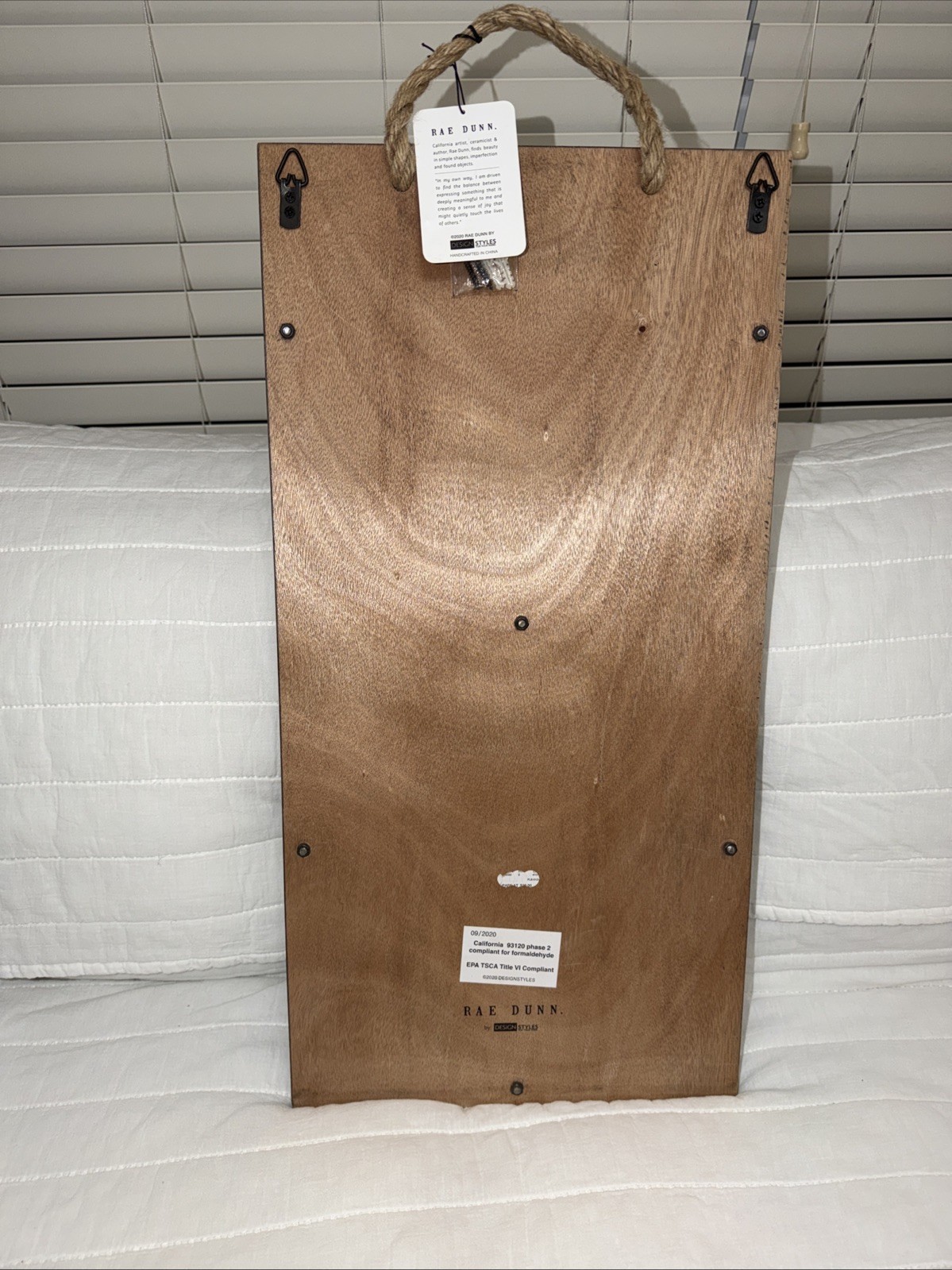 Rae Dunn Wall Hanging Inbox and Outbox