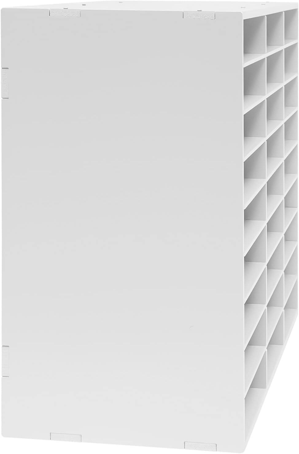 27-Slot Desktop Literature Organizer for Home, School, and Office – White