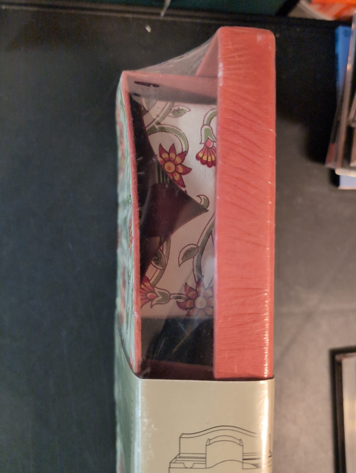 Red floral design World Market “Handmade Office in a Box” New