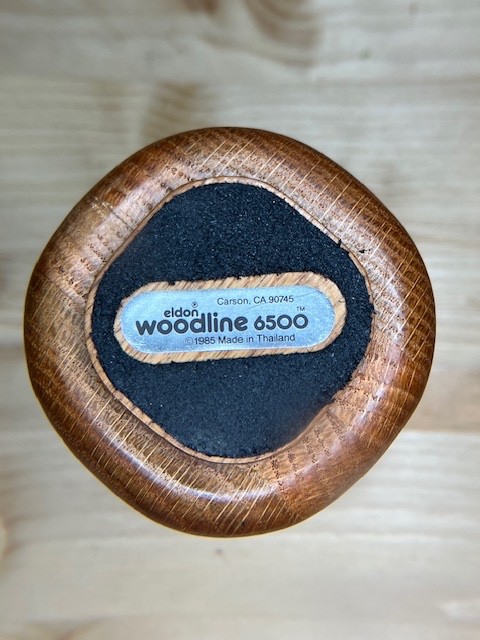 Vintage 1980s Eldon Woodline model 6500 Oak Pen Pencil Holder