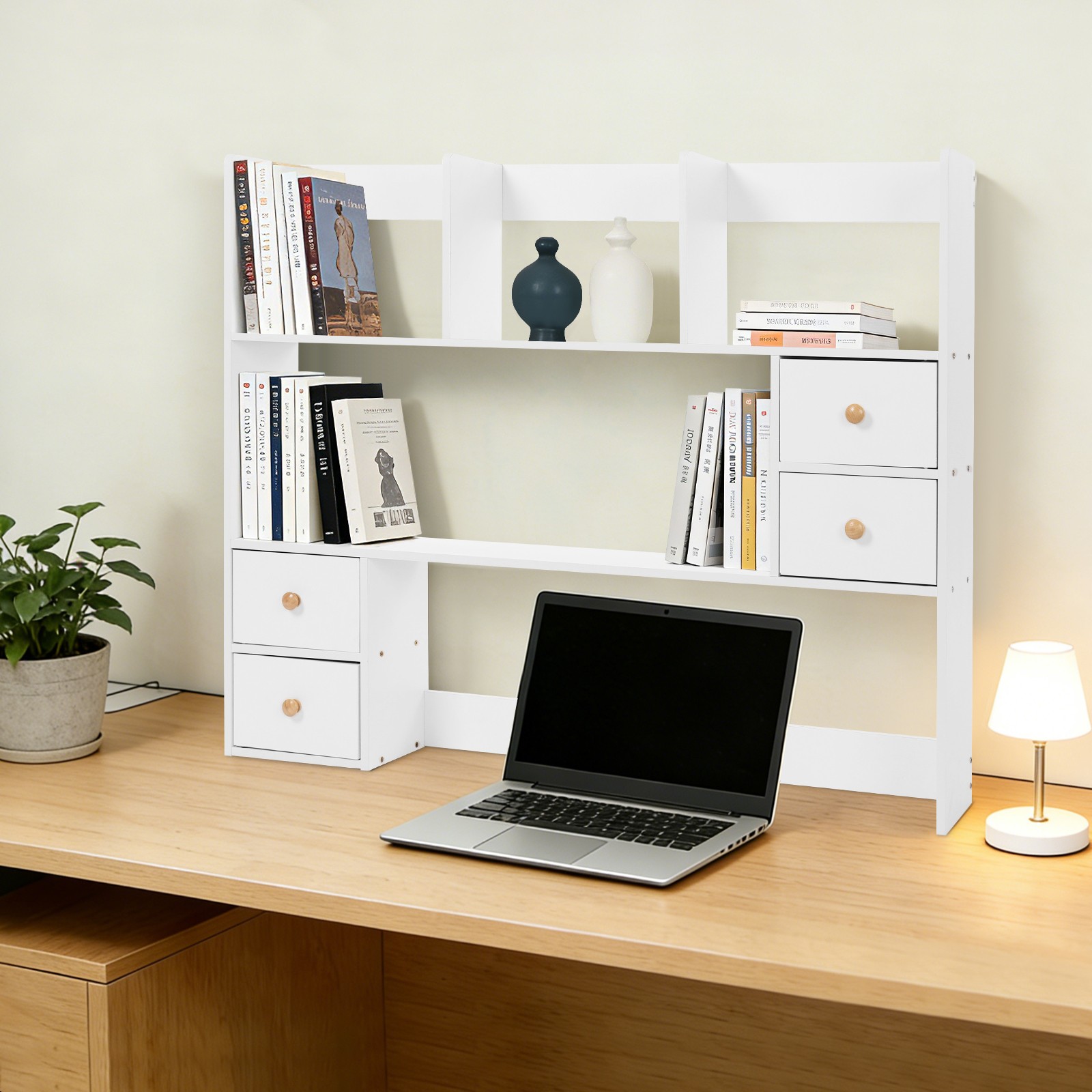 Desktop Organizer Office Storage Rack Desktop Shelf Rack