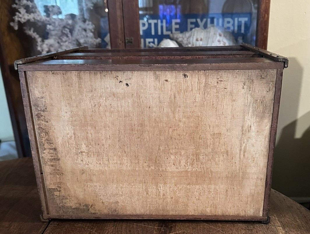 Antique Desk Top Letter Tray File Holder Wooden 3 Tier