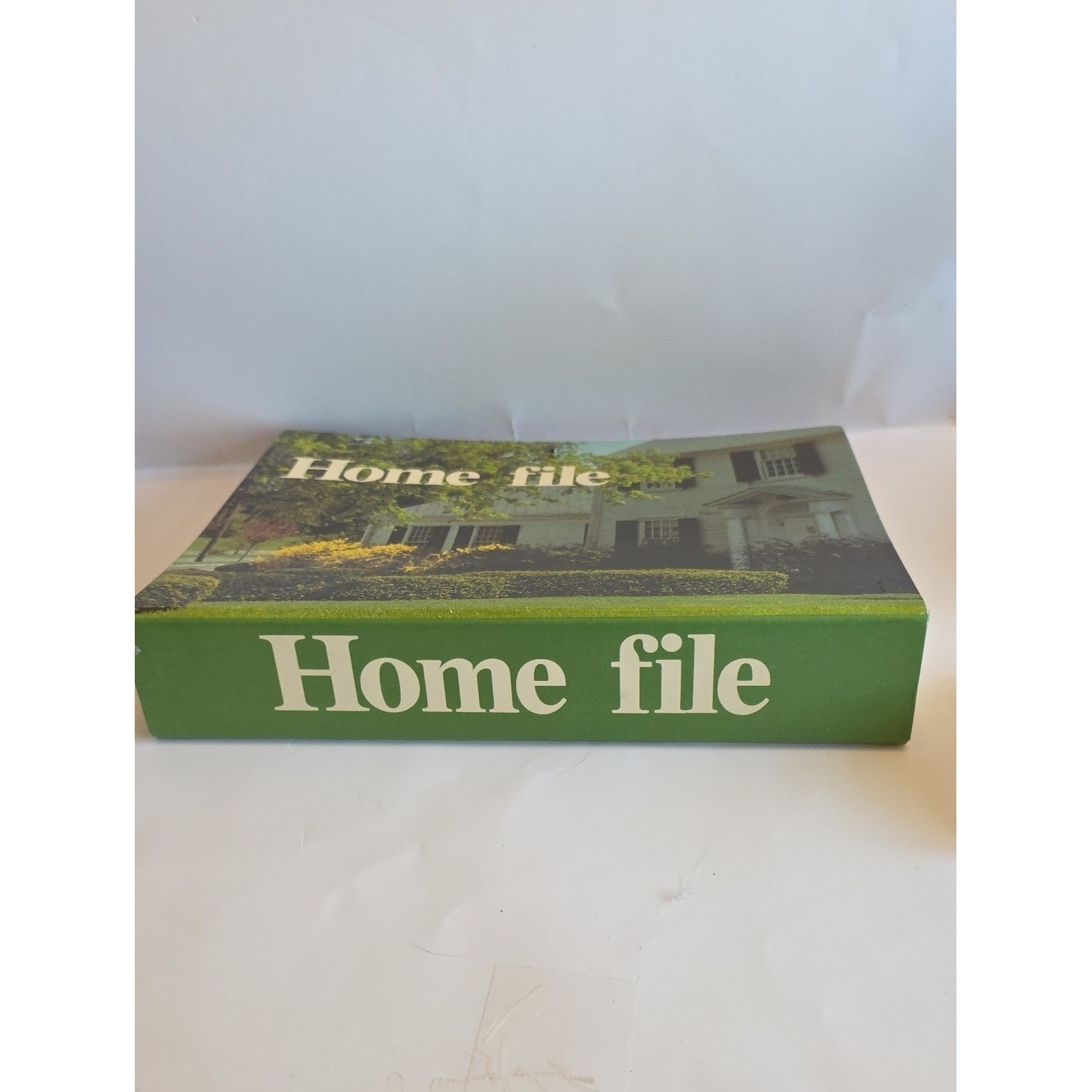 Vintage Countertop Home File Cardboard Paper Organizer Grannycore