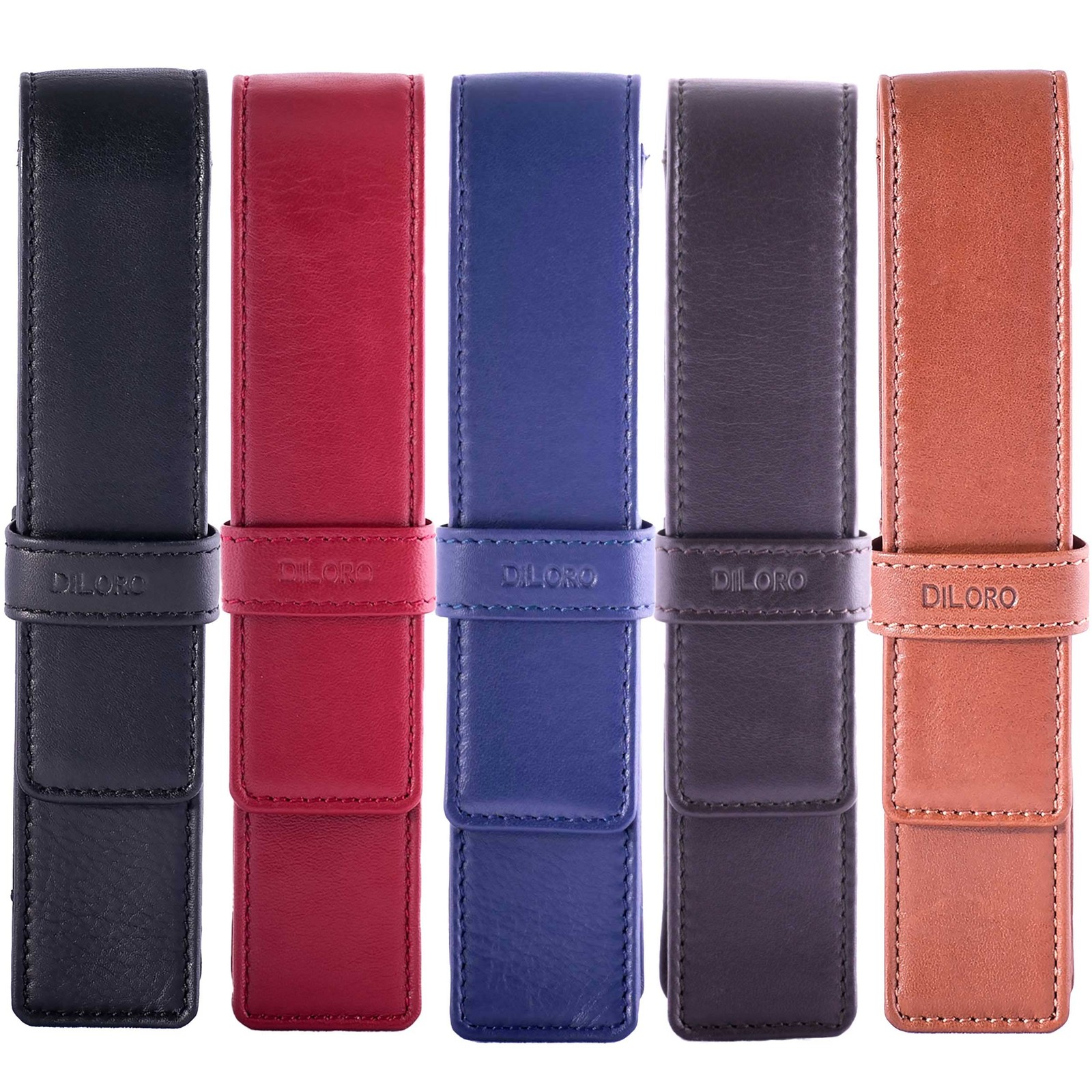 Leather Single Pen Case Pencil Pouch Holder for One Fountain Ballpoint Roller…