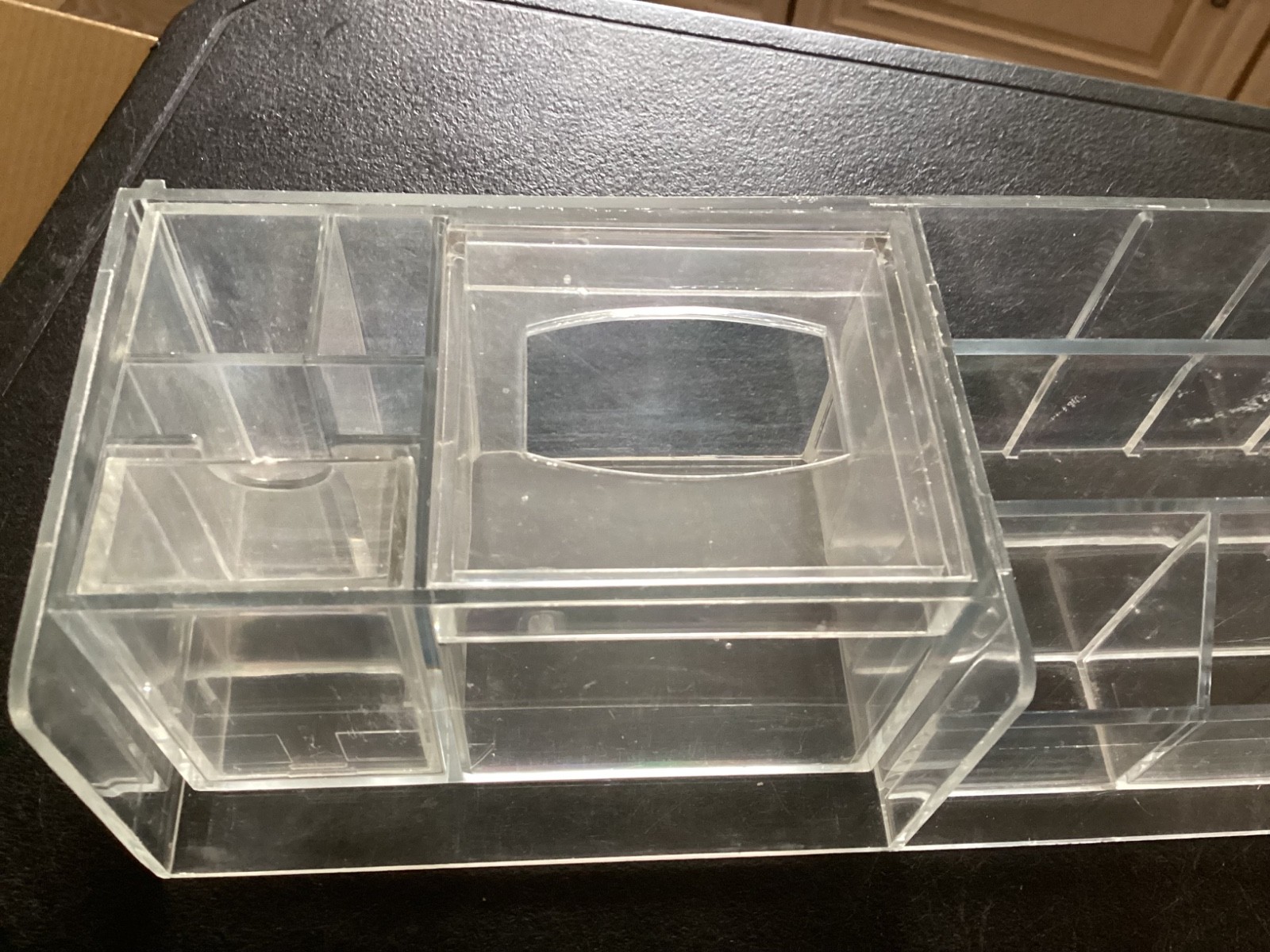Clear Plastic Desk Organizer