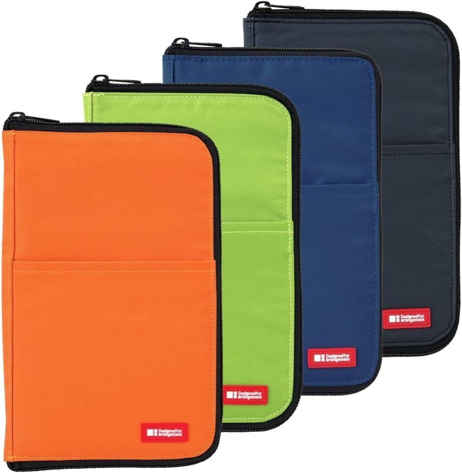 LIHITLAB LAB Slim Pen/Pencil Pouch, Wide, 0.7 × 5.5 × 8.5 Inches, Black (A765…