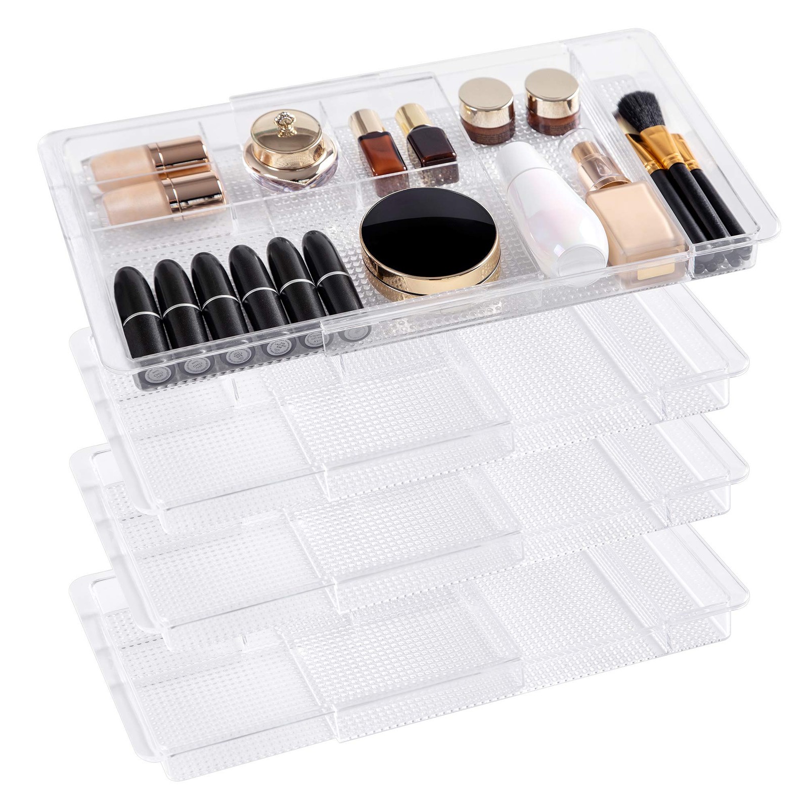 Oubonun Expandable Drawer Organizer 11.1 To 19.2 Width Shallow Cosmetic