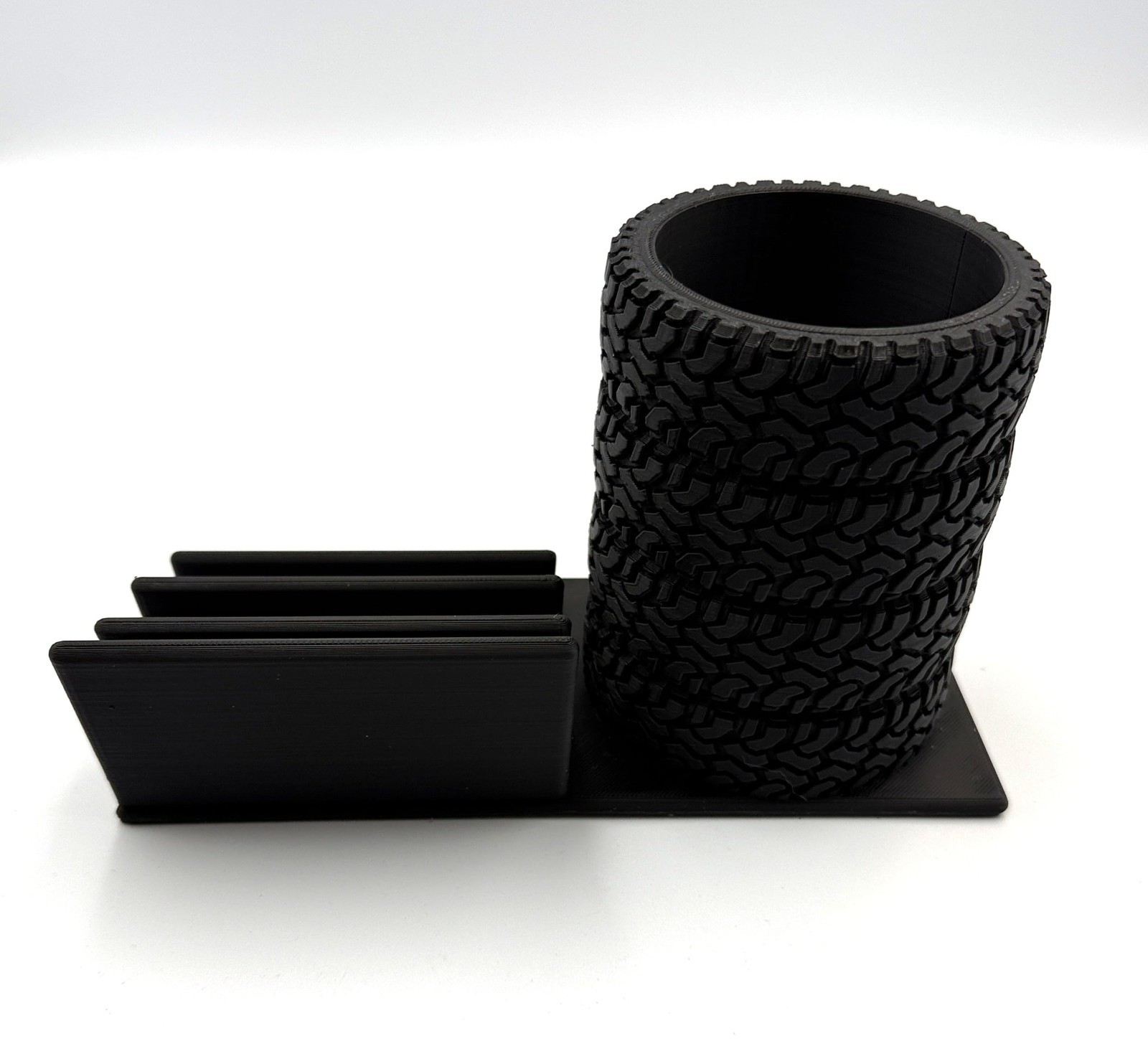 All-Terrain Tire Pen & Pencil-Business Card Hold