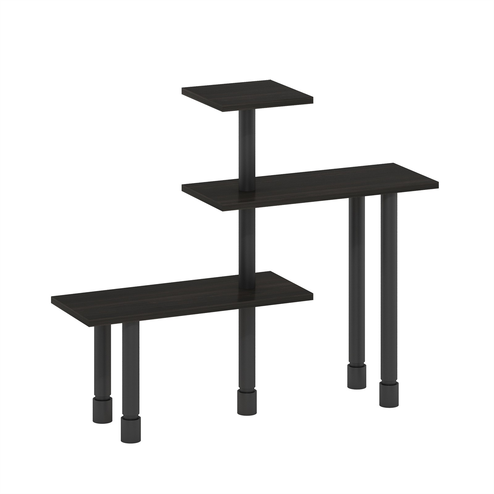 Furinno TURN-N-TUBE 3-Tier Adjustable Desktop Organizer. Espresso