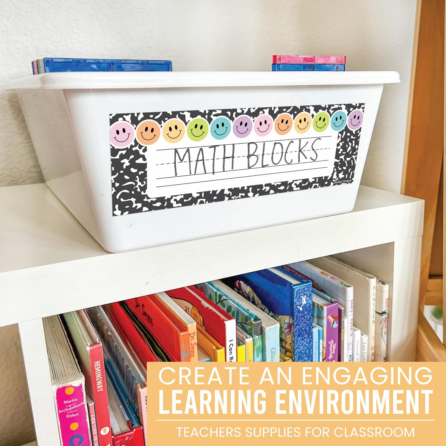 Desk Name Tags for Classroom – 36 Student Desk Name Plates for Classroom Decor,