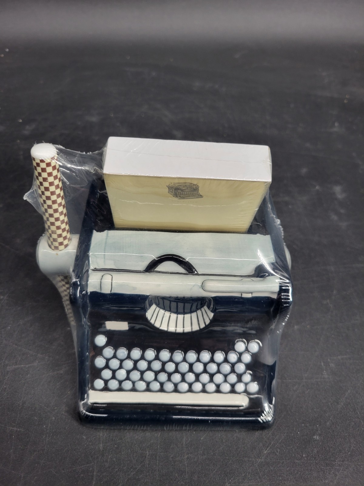 Vintage 2005 Typewriter Shape Ceramic Gift Set by Tri-Coastal Design -New In Box