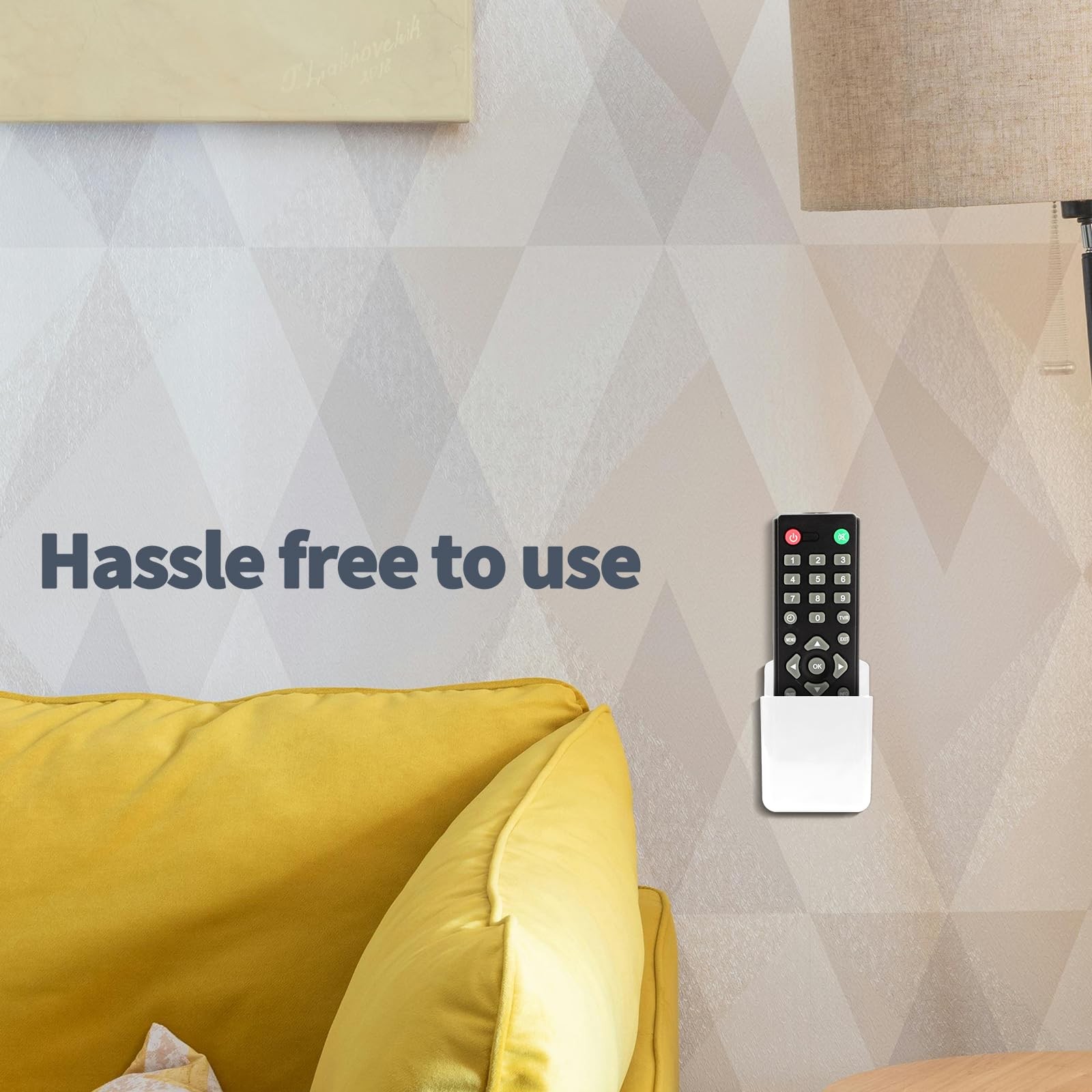 2 PCS Remote Control Holders Wall Mount, Self Adhesive TV Air Conditioner Rem…