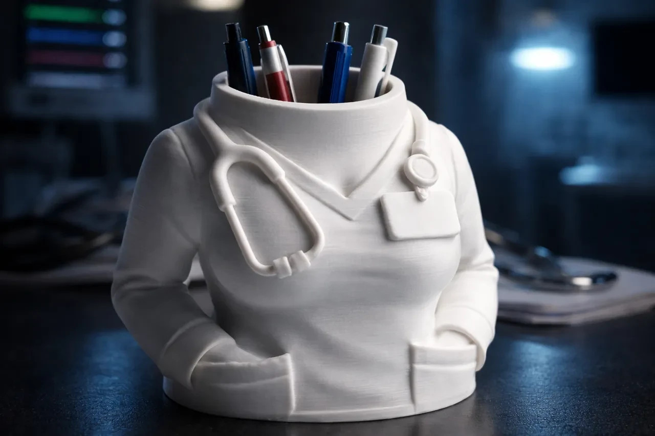 NURSE PEN HOLDER ORGANIZER FOR DESK GIFT PEN HOLDER