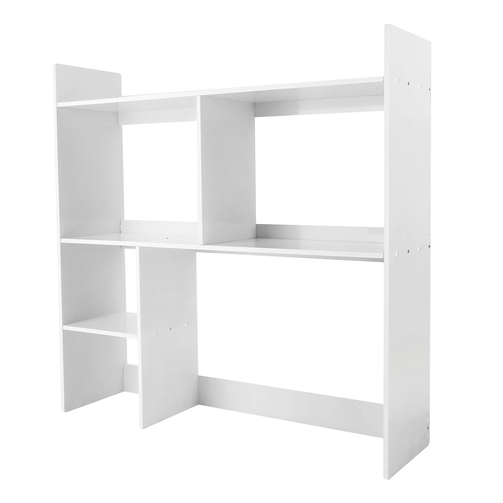 Rectangular Multi 5 Grid Desktop Shelf PVC Board Storage Organizer Office & Home