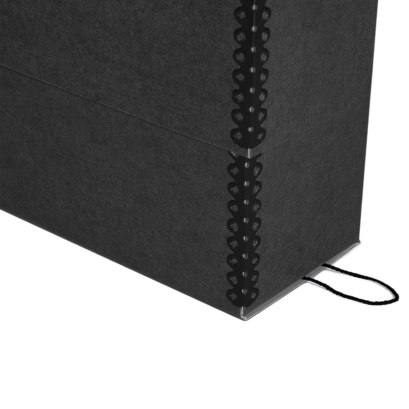 Lineco Archival Document Storage Box with Metal 12.5″ x 10.5″ x 5″, Black