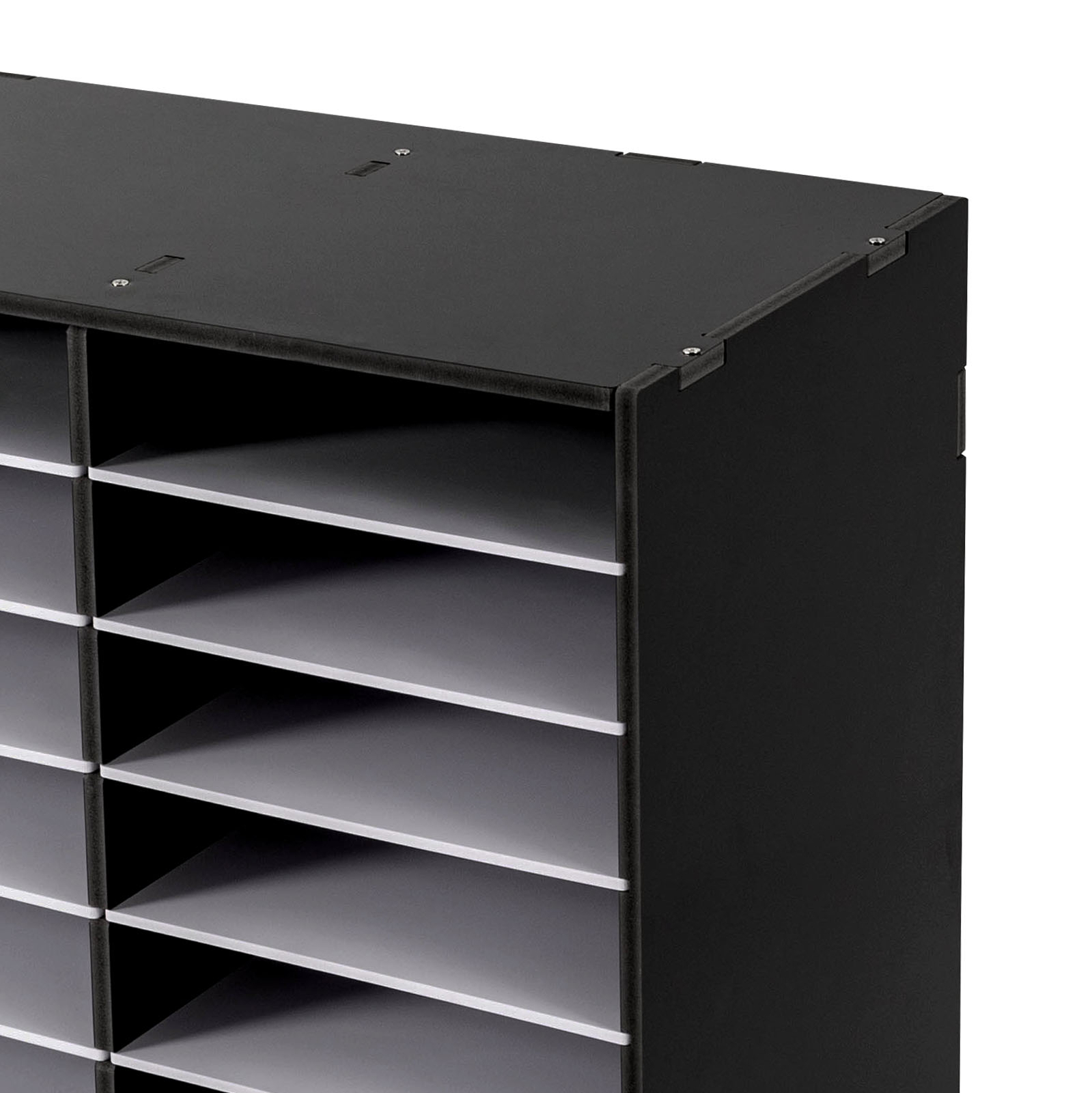 PVC 32 Slots Shelf Organizer Desk Accessories for Folders File Mail Sorter Rack