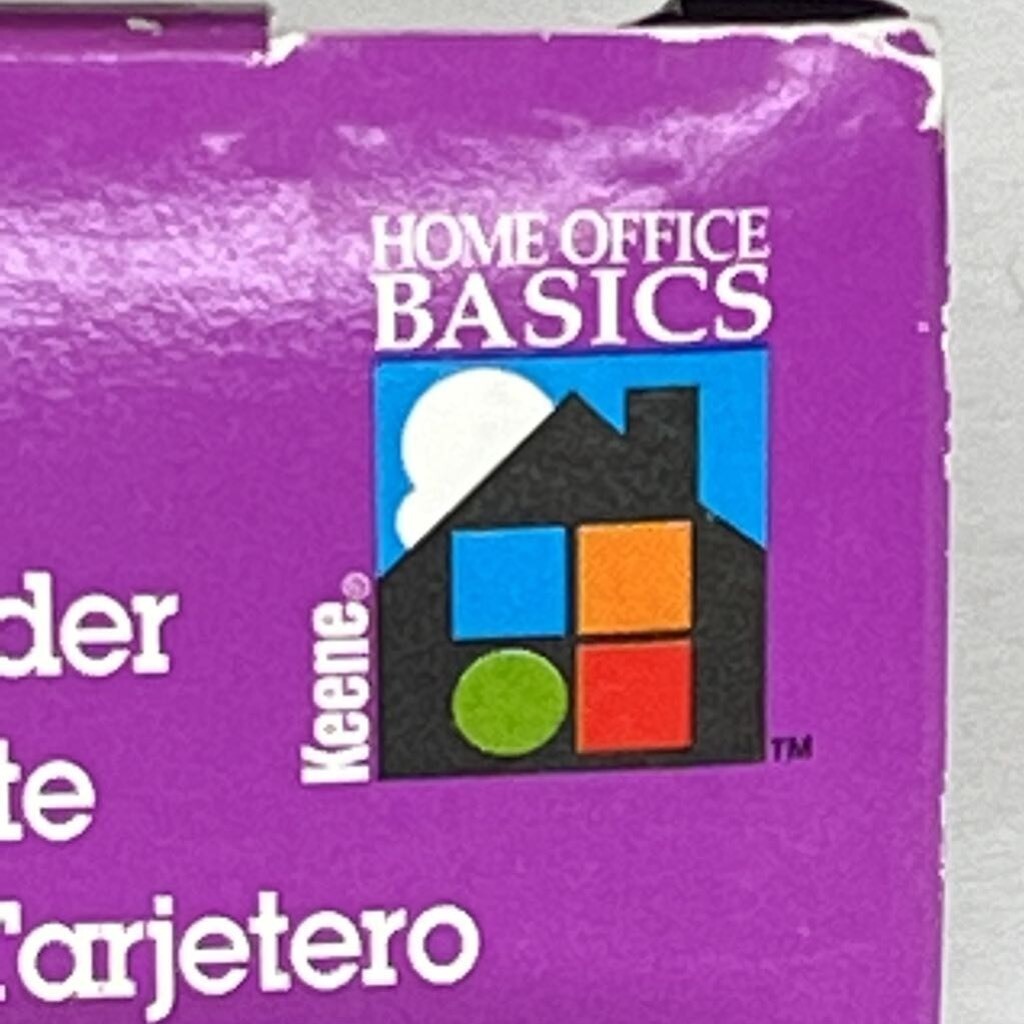 Home Office Basics Black 3 Section Letter Organizer 2 Business Card Holders