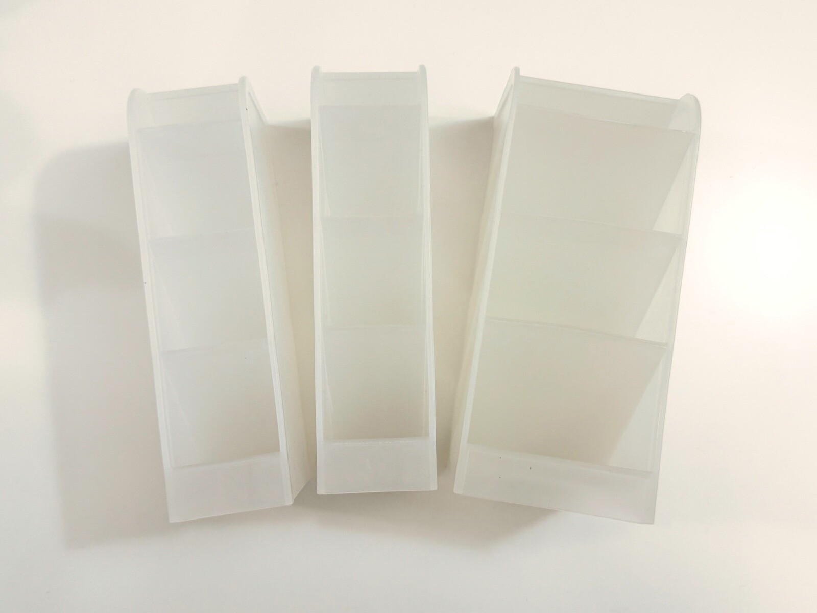 Frosted Pencil Holder Set 1 Large, 2 Small, 2 Cup – 5 Piece Set