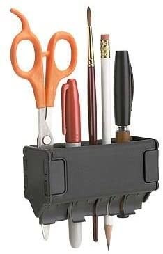 Pen Grip, Pencil Holder in Black (2 Pack)