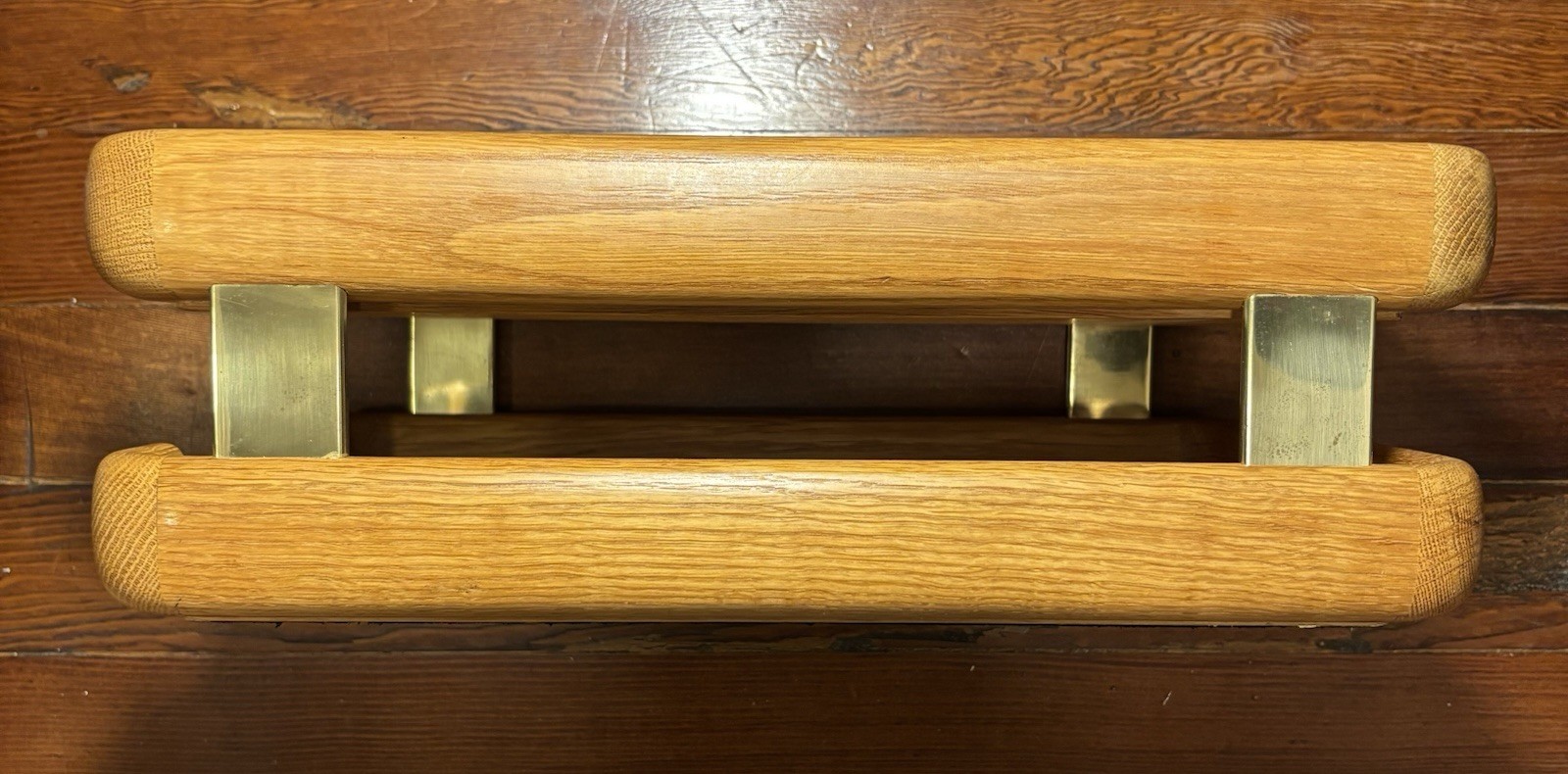 Mid-Century Eldon Woodline Desk Set 2-Piece in Oak, Series 6500