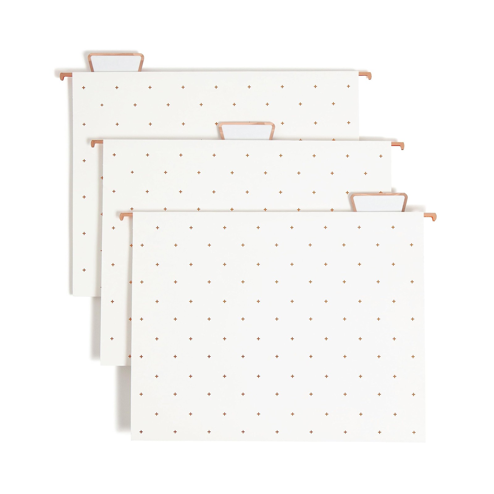 U Brands Desktop Fashion Filing Set, Organizer, 1 Pack, Rose Gold