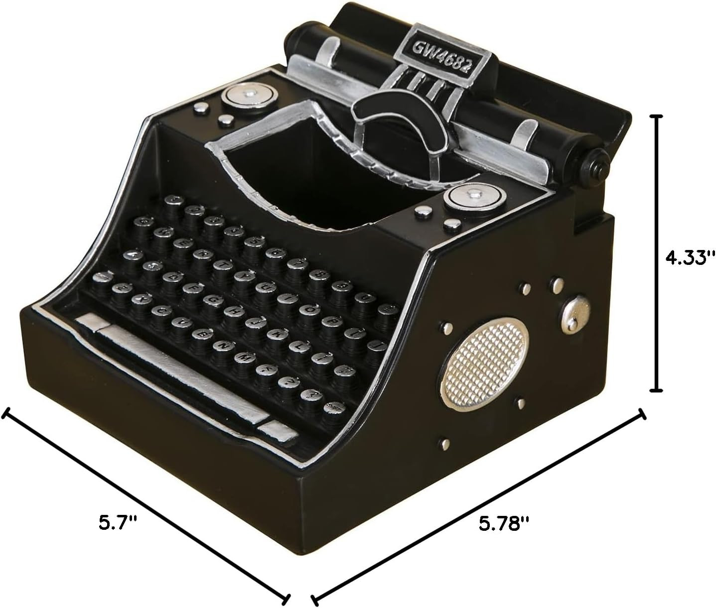 Retro Typewriter Pen Holder Vintage Desk Accssories Unique Cool Gifts for Writer