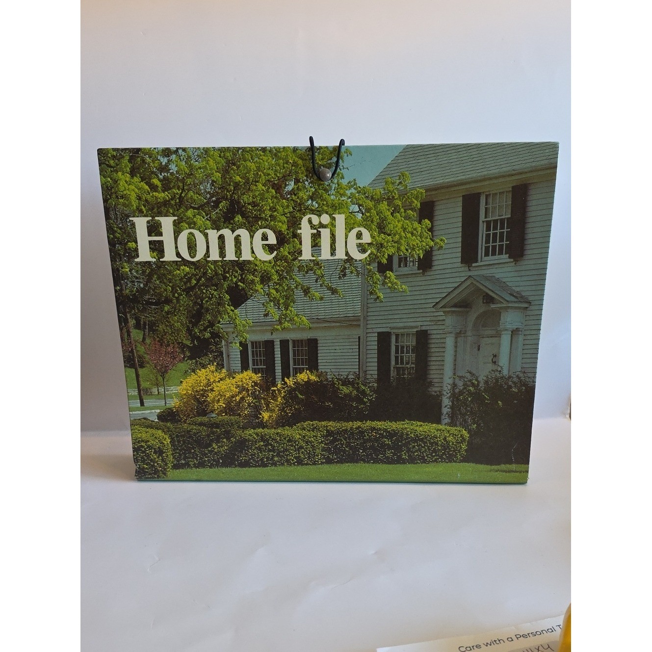 Vintage Countertop Home File Cardboard Paper Organizer Grannycore