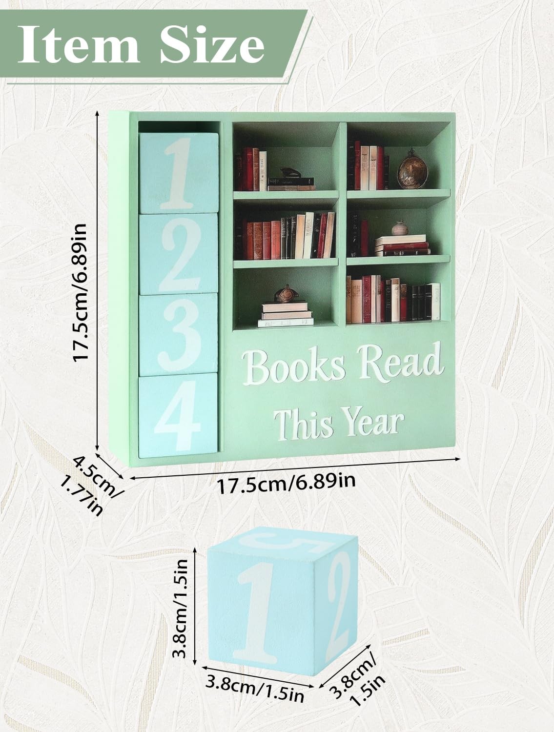Books Read This Year Counter Gifts for Readers, Personalized Book Counter Tra…