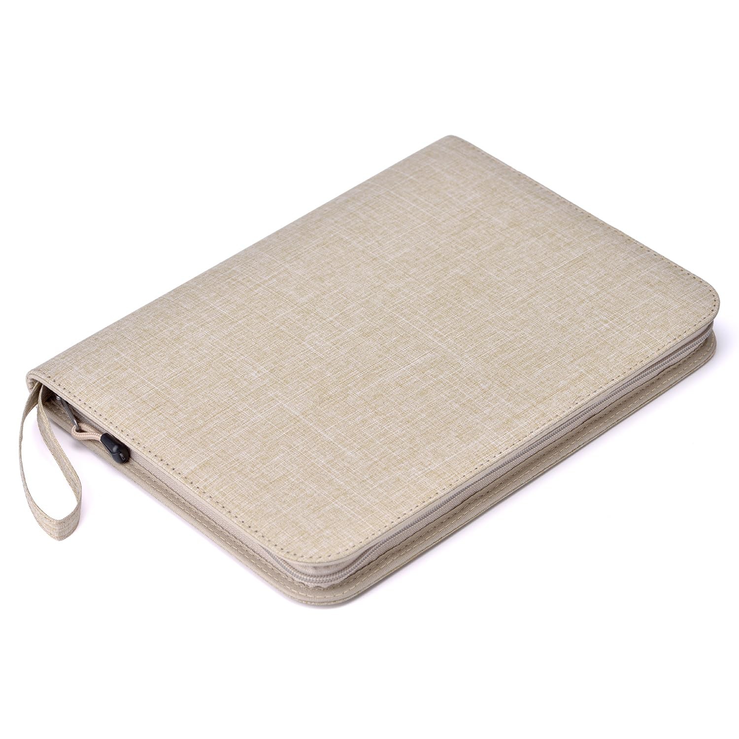 48 Fountain Pen Case Tan Organizer Bag, Waterproof Canvas Pen Display Holder …