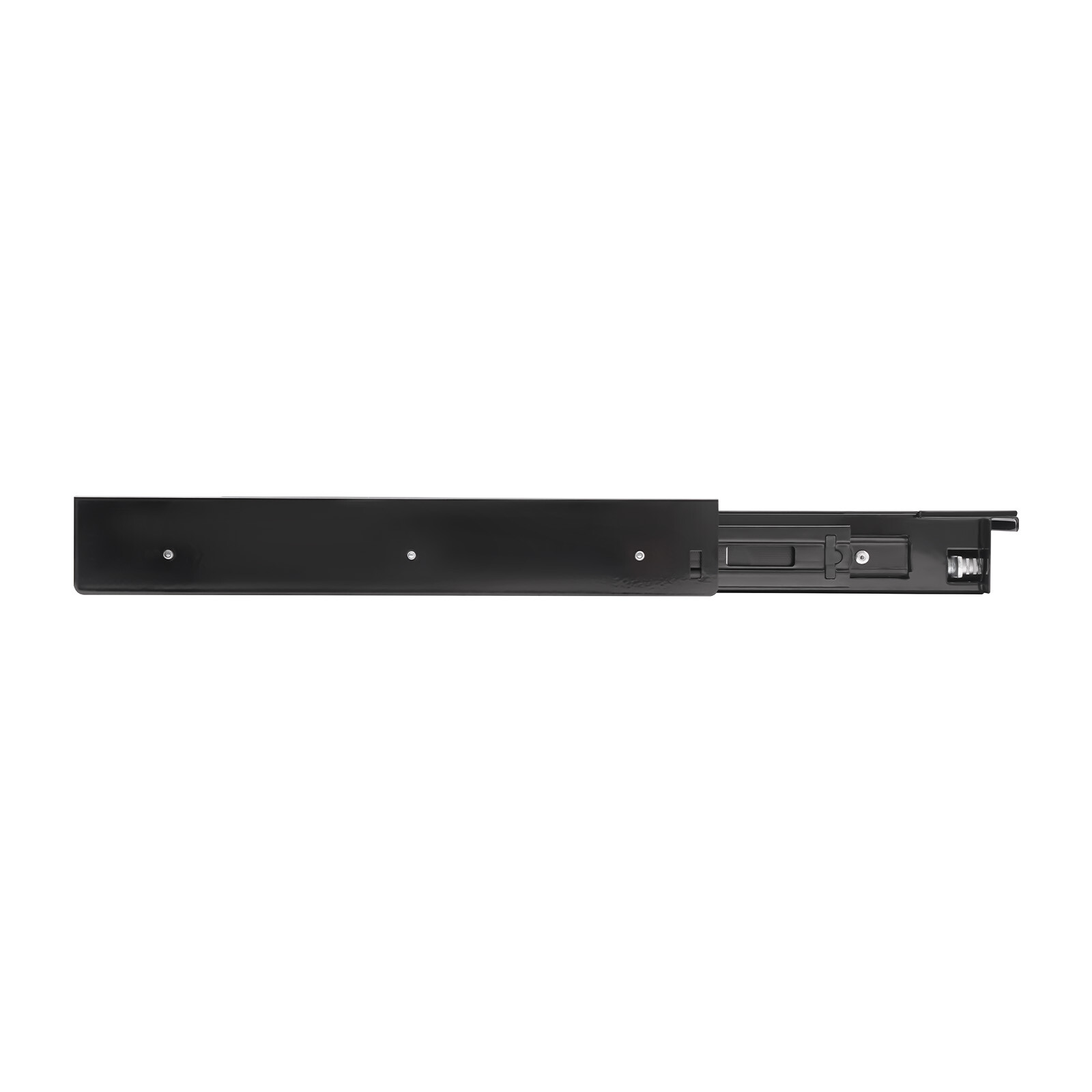 14?? Modern Sliding Pull-out Drawer Storage Organizer for Standing Desks Black