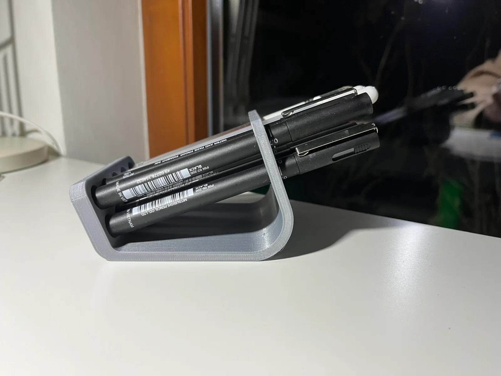 Minimalist Pen Holder 2-Pack Pencil Stand Desk Organizer