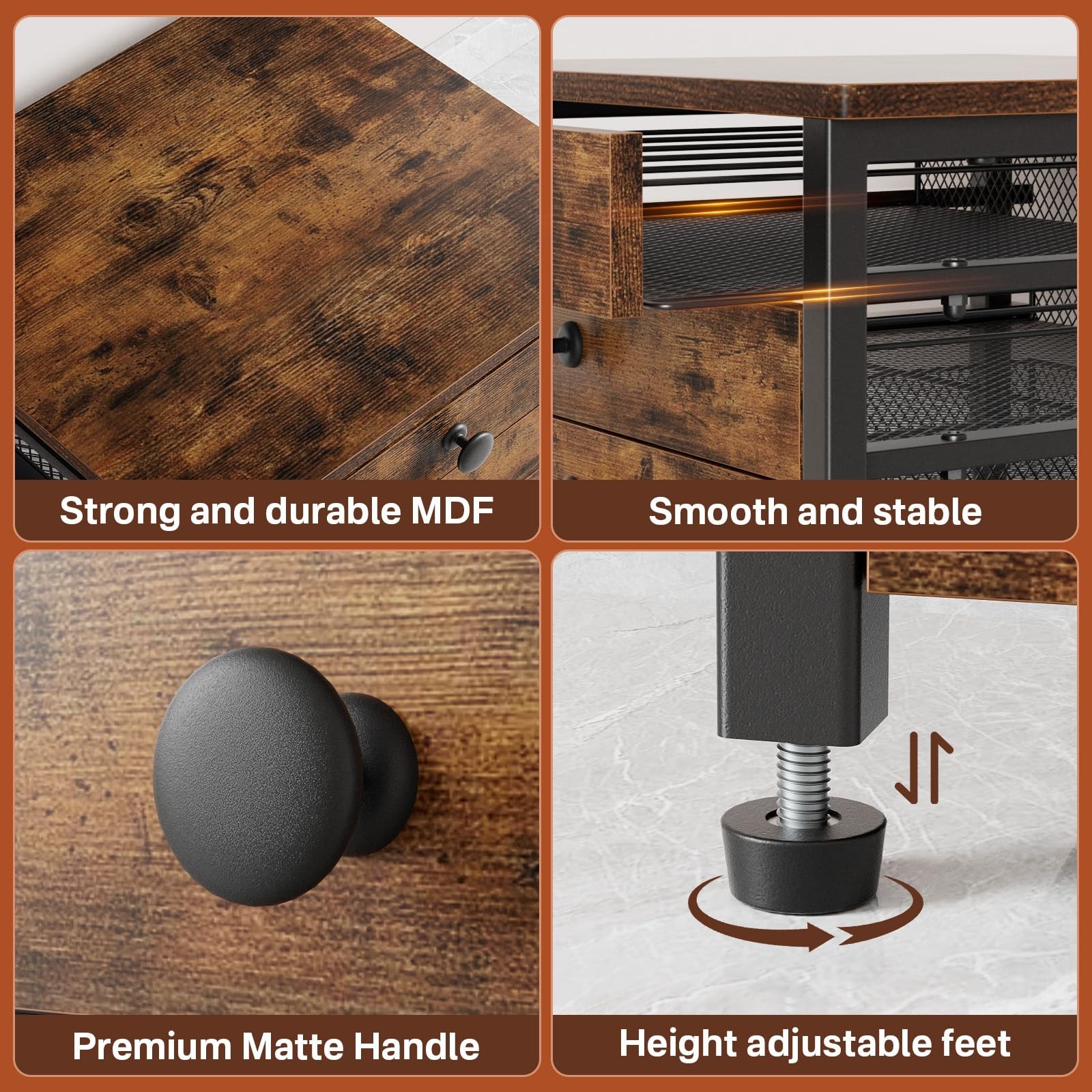 Coffee Pod Holder for 13.39 inches x 12.2 x 9.06 inches, Brown